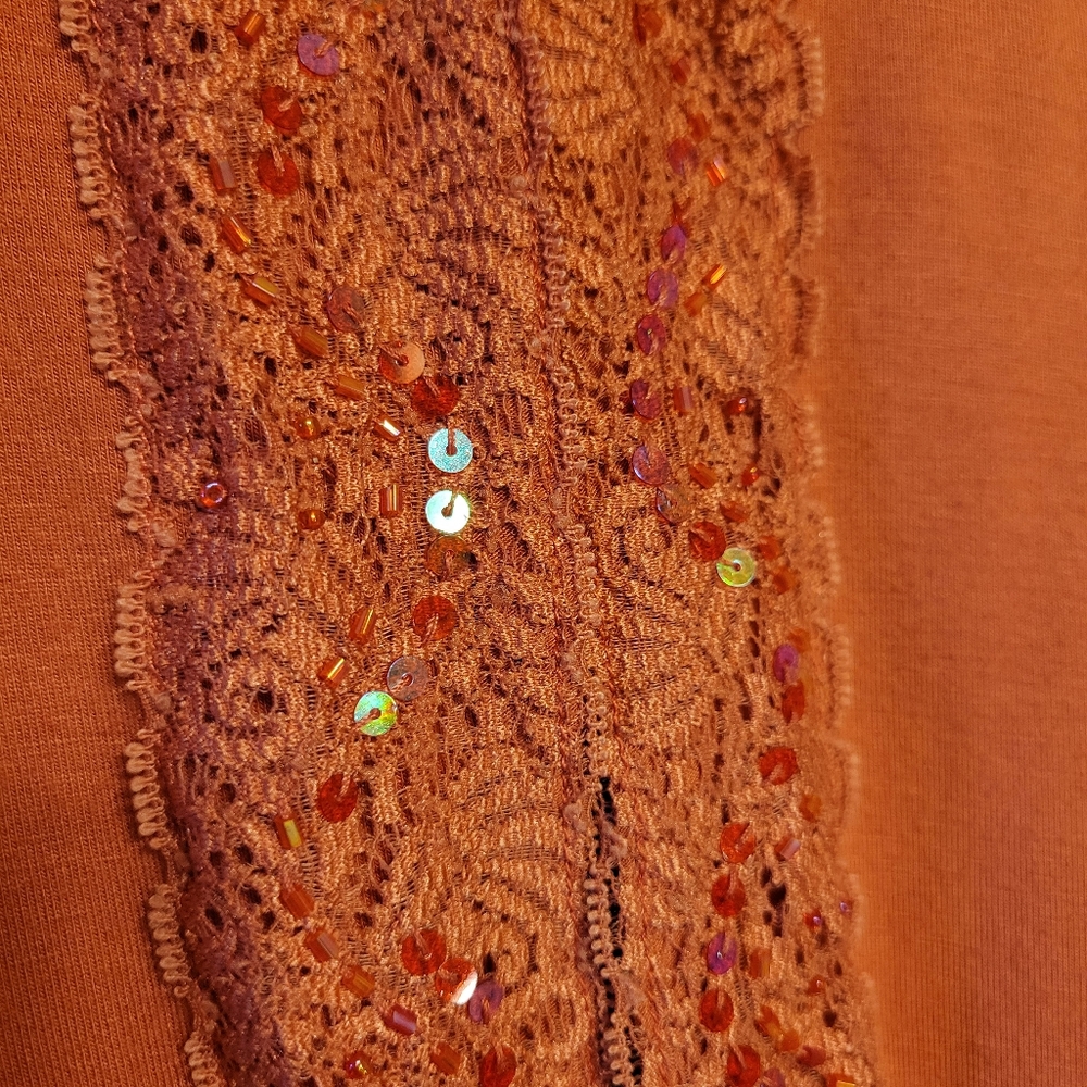 Emma James Woman Soft Sequined Cardigan Shrug ~ Pretty & Sparkly ~ (1X?) FINAL - Picture 7 of 8